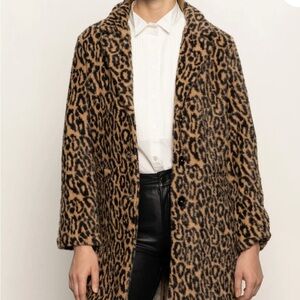 Sanctuary Hometown Jacket Leopard new never worn w/tags size large! Offer!
